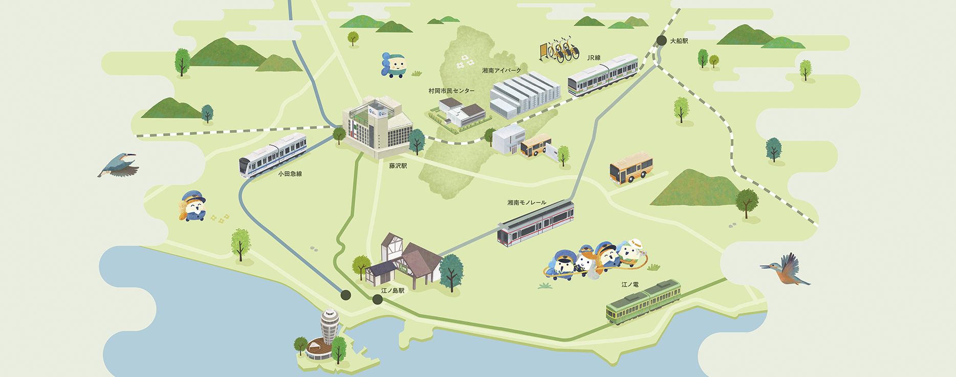 むらおかえのでんホールグラフィックイメージ